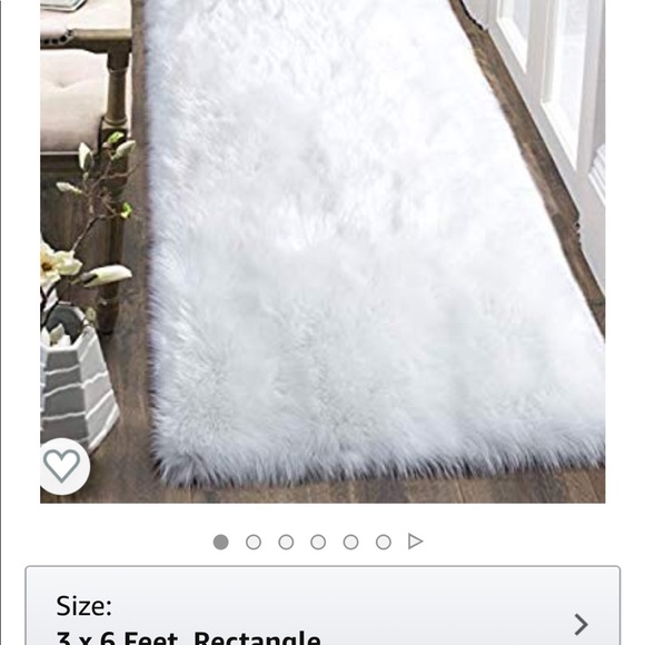 Plain Fluffy Floor Mat - Picture 3 of 6